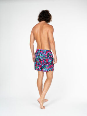 Firelit Neon - Men's beachwear Product rear